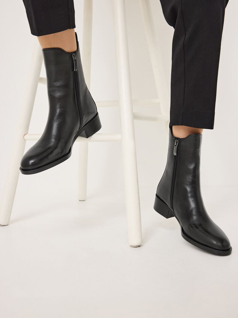 Tamaris Leder Chelsea Boot - Schwarz