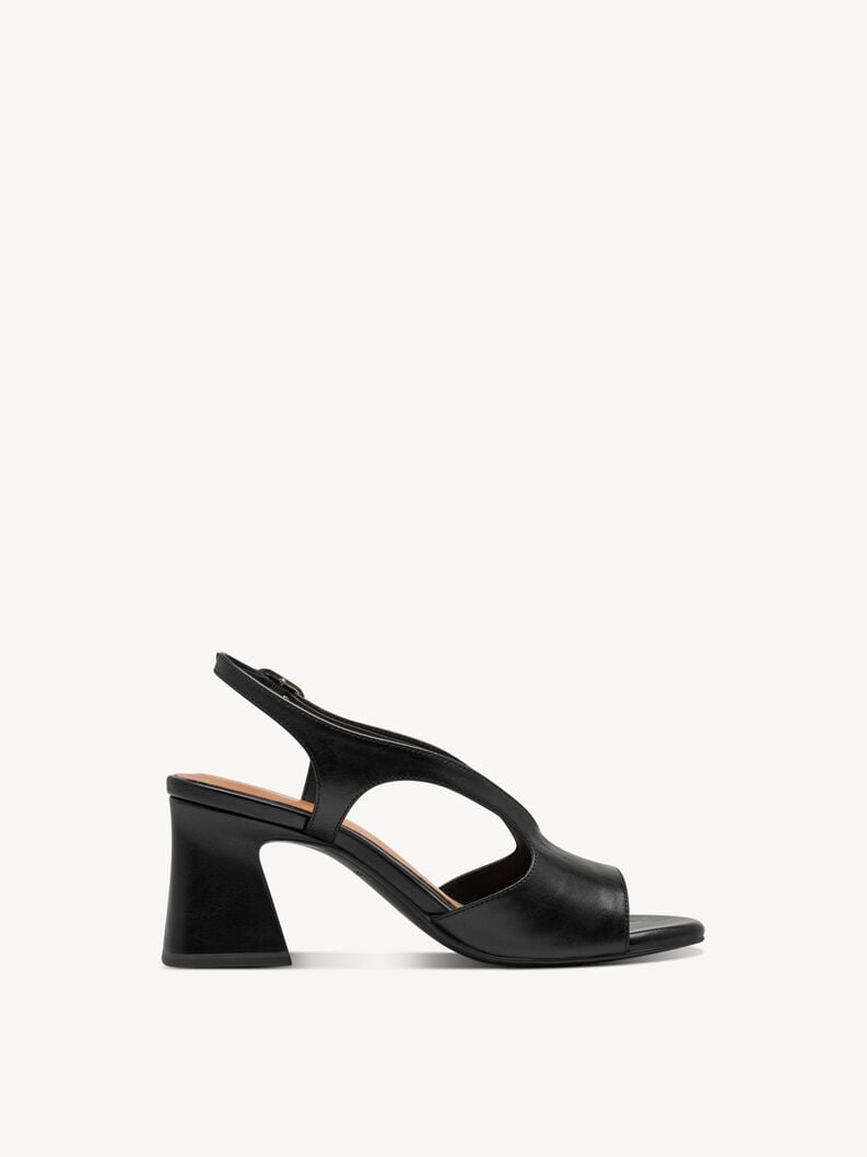 Tamaris Ledersandalette - Schwarz