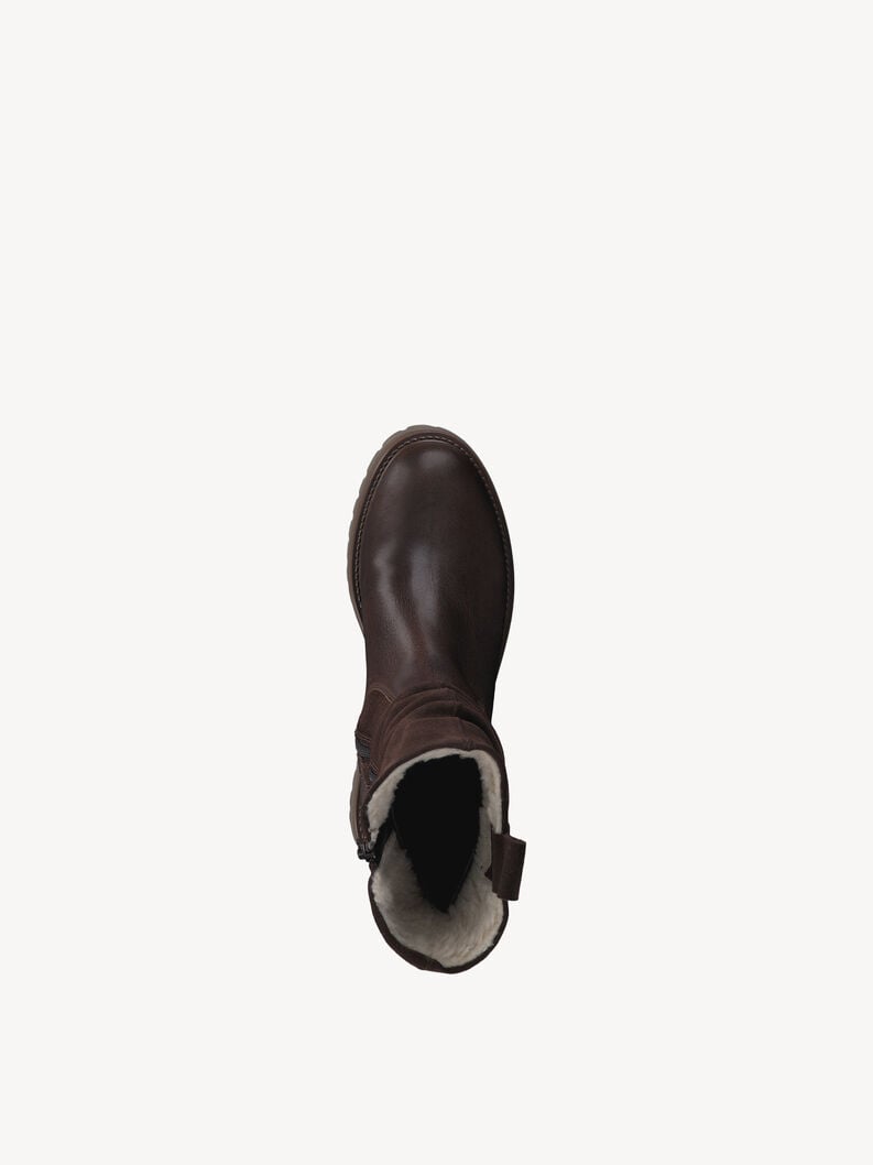 Tamaris Lederstiefelette - Braun Warmfutter