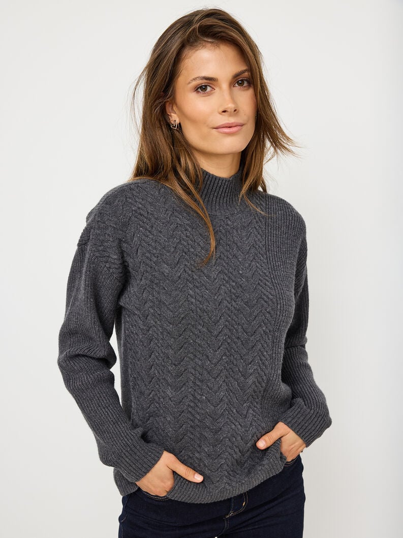 Tamaris Strickpullover - Grau