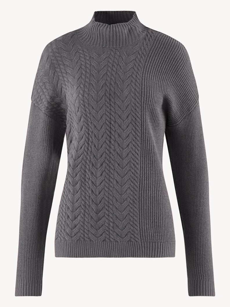 Tamaris Strickpullover - Grau