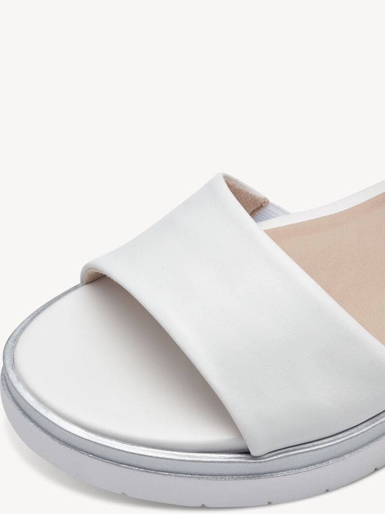 Tamaris Ledersandalette - Weiß