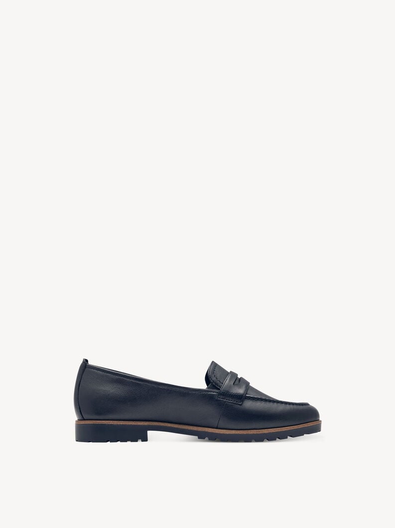 Tamaris Lederslipper - Blau