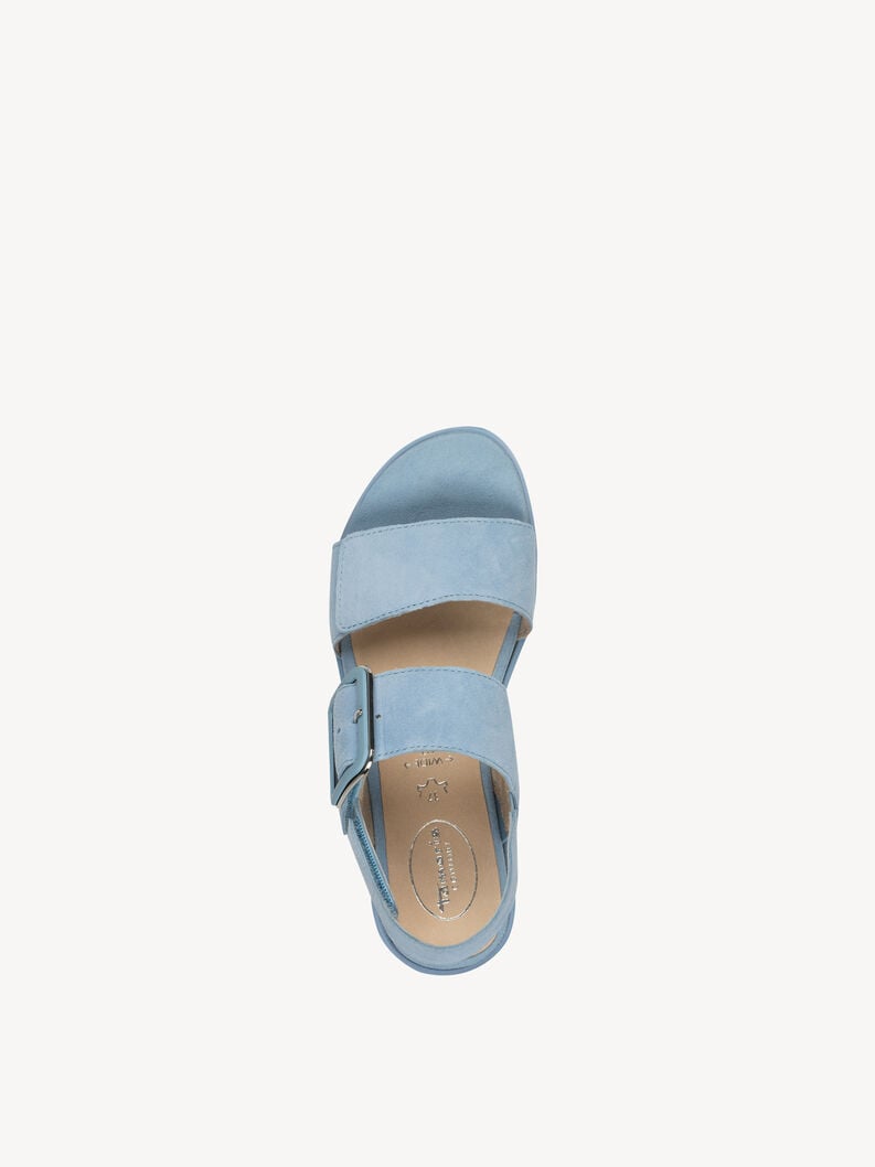 Tamaris Ledersandalette - Blau