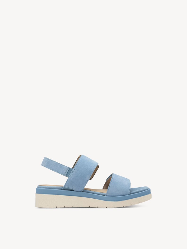 Tamaris Ledersandalette - Blau
