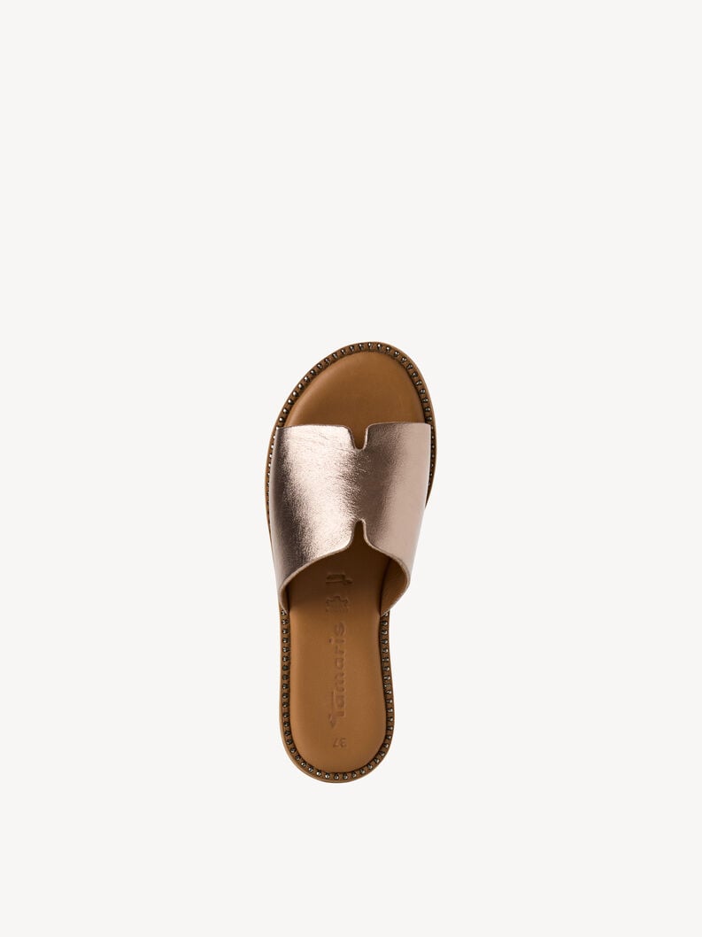 Tamaris Lederpantolette - Metallic