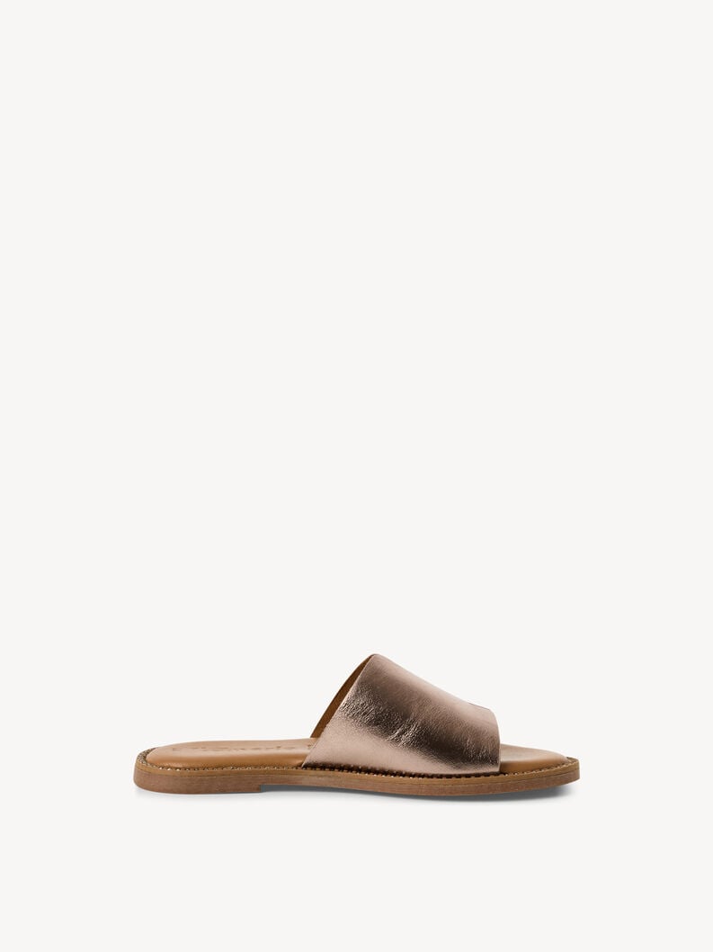 Tamaris Lederpantolette - Metallic