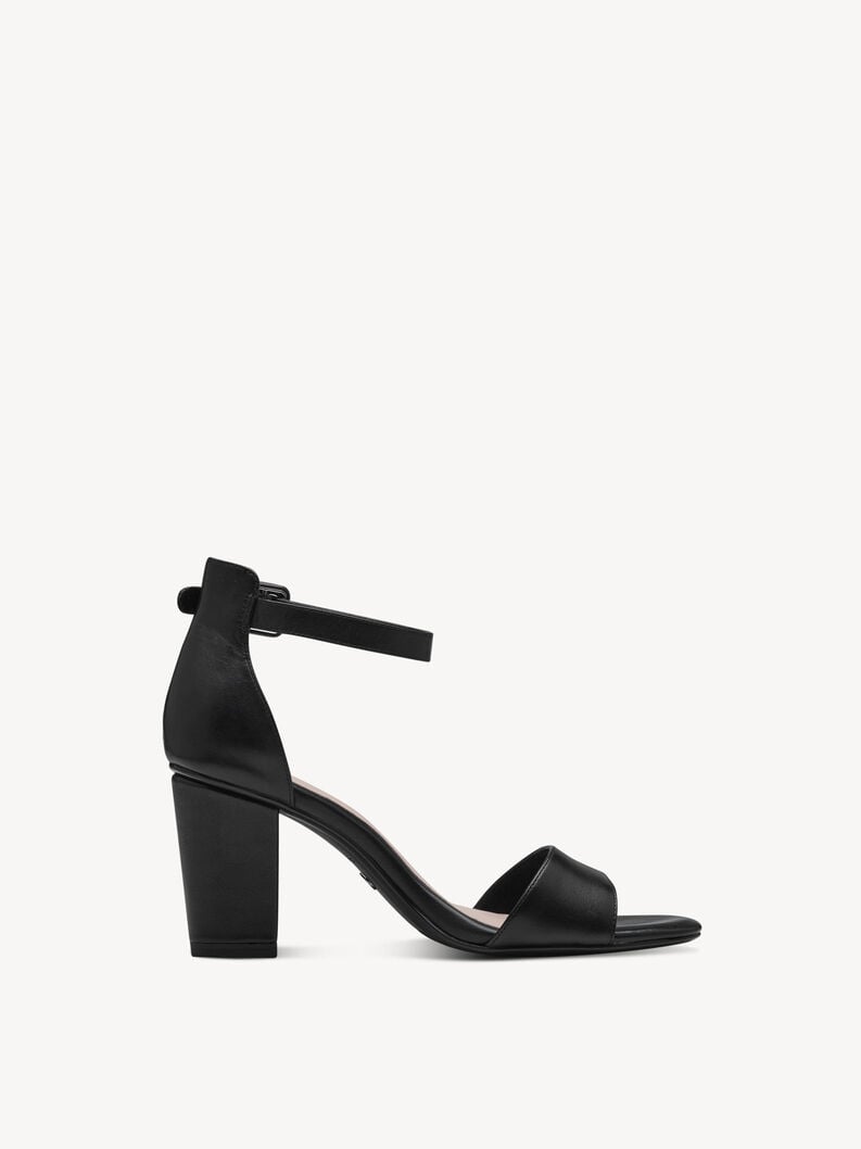 Tamaris Ledersandalette - Schwarz