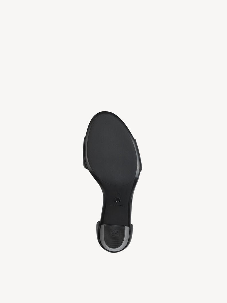 Tamaris Ledersandalette - Schwarz