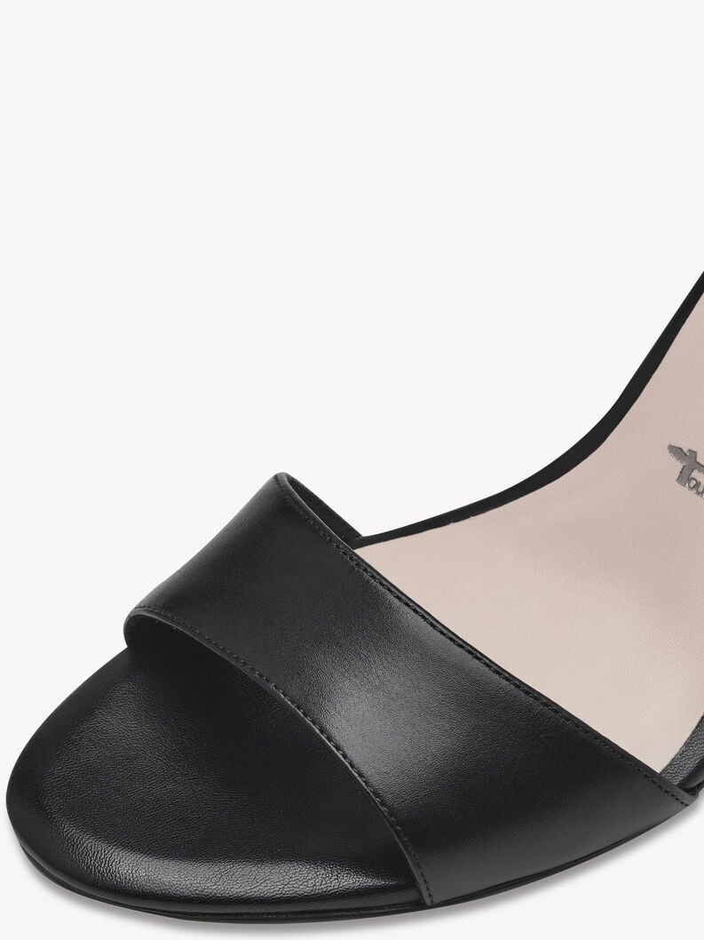 Tamaris Ledersandalette - Schwarz
