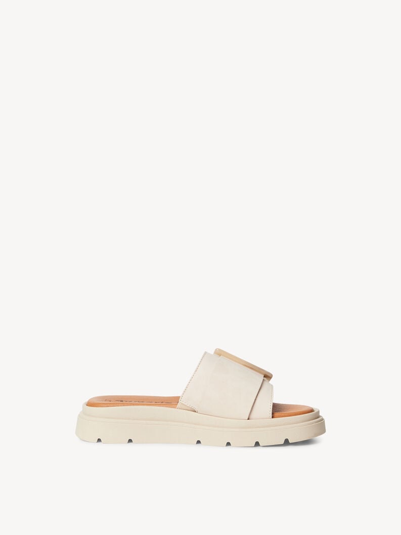Tamaris Lederpantolette - Beige