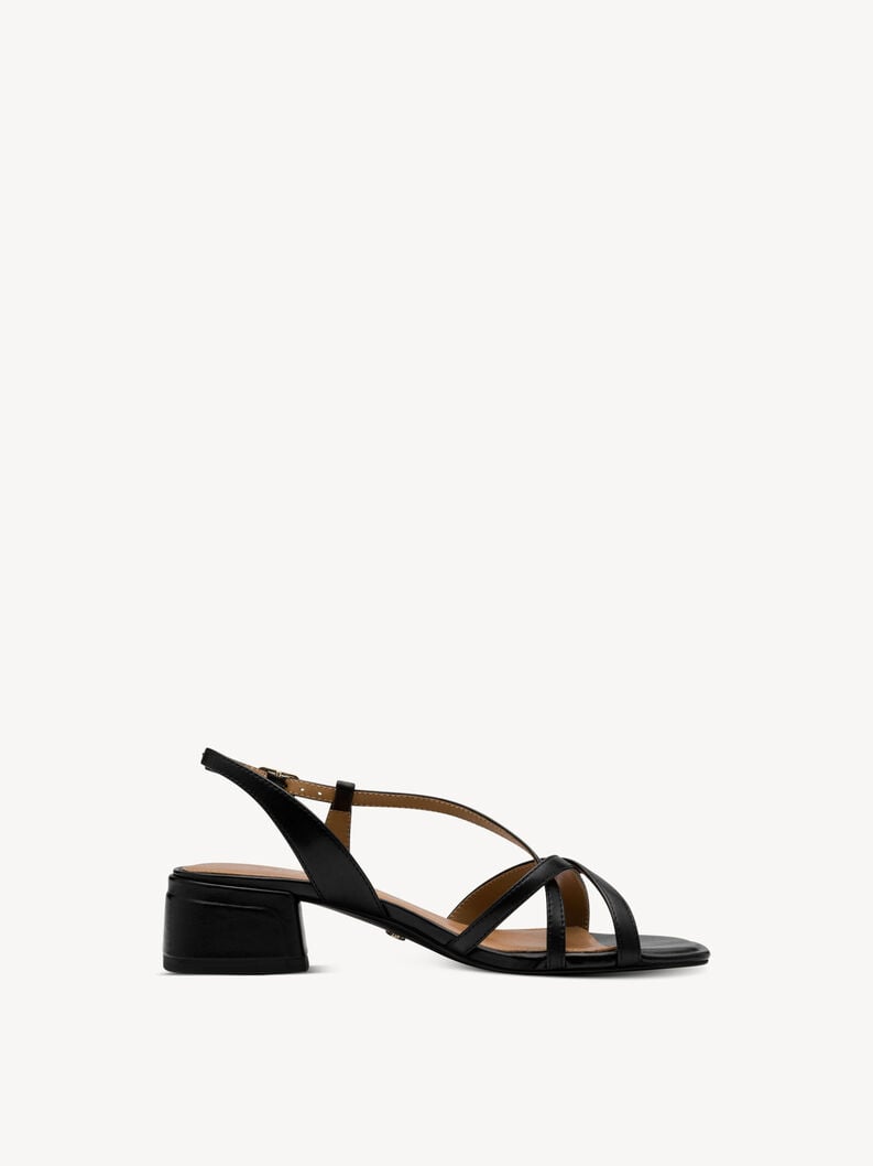 Tamaris Ledersandalette - Schwarz