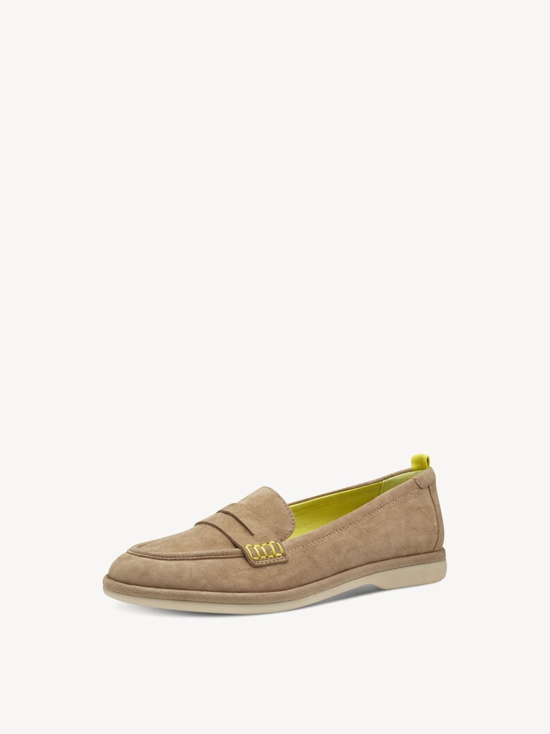 Tamaris Lederslipper - Braun