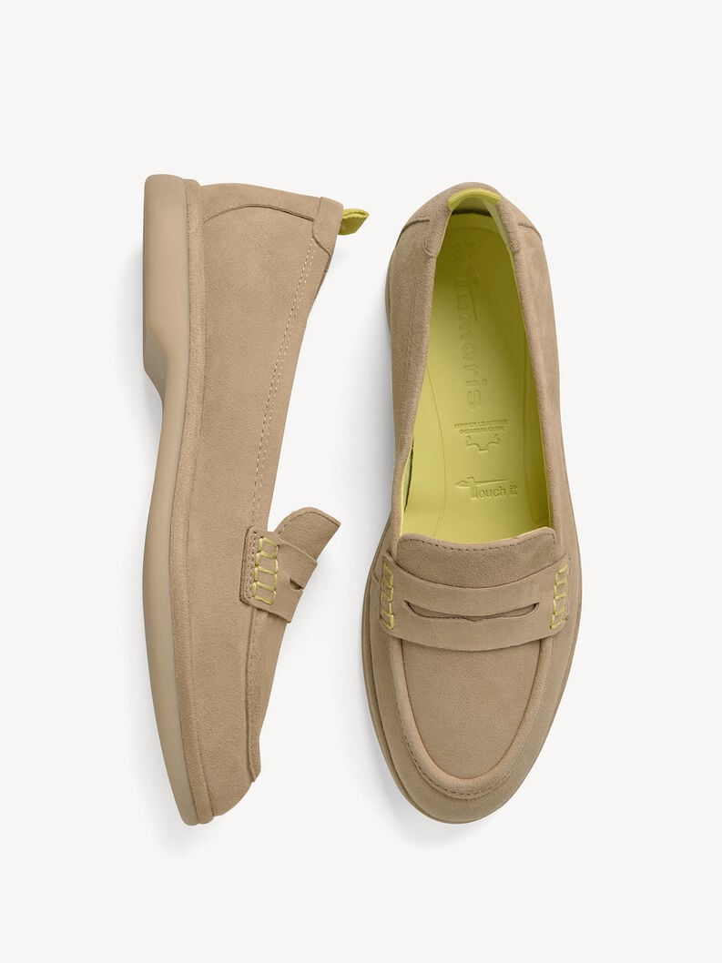 Tamaris Lederslipper - Braun