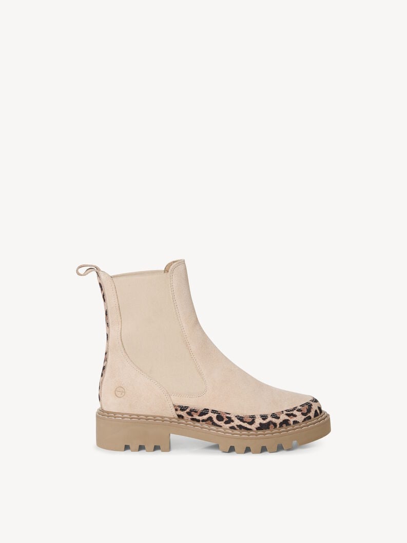 Tamaris Leder Chelsea Boot - Beige