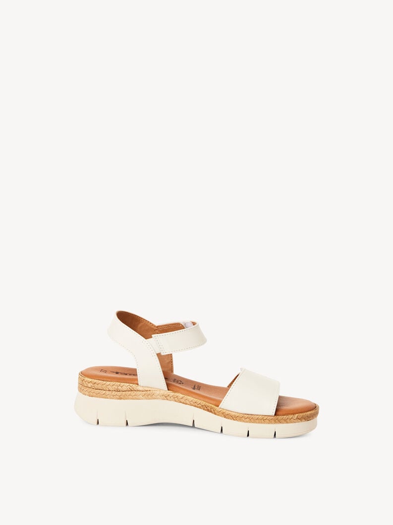 Tamaris Ledersandalette - Weiß