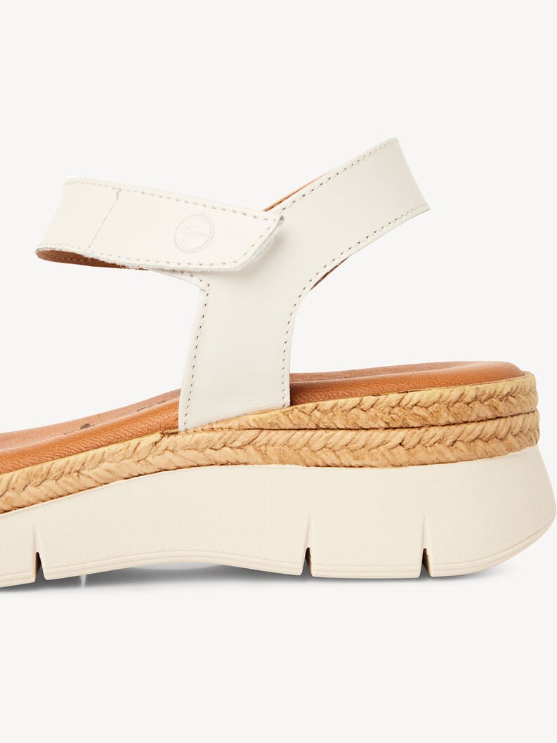 Tamaris Ledersandalette - Weiß