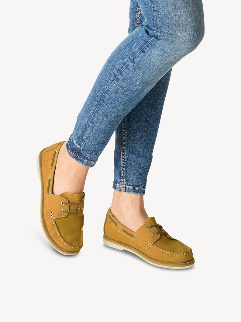 Tamaris Ledermoccassin - Gelb