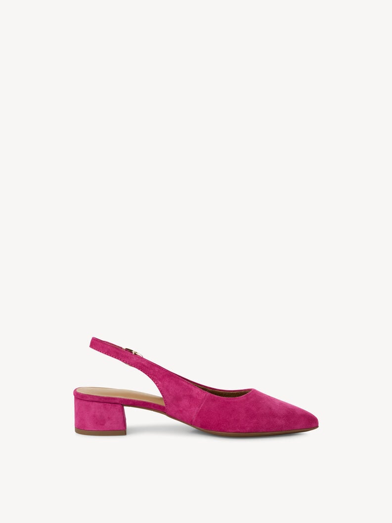 Tamaris Lederslingpumps - Pink
