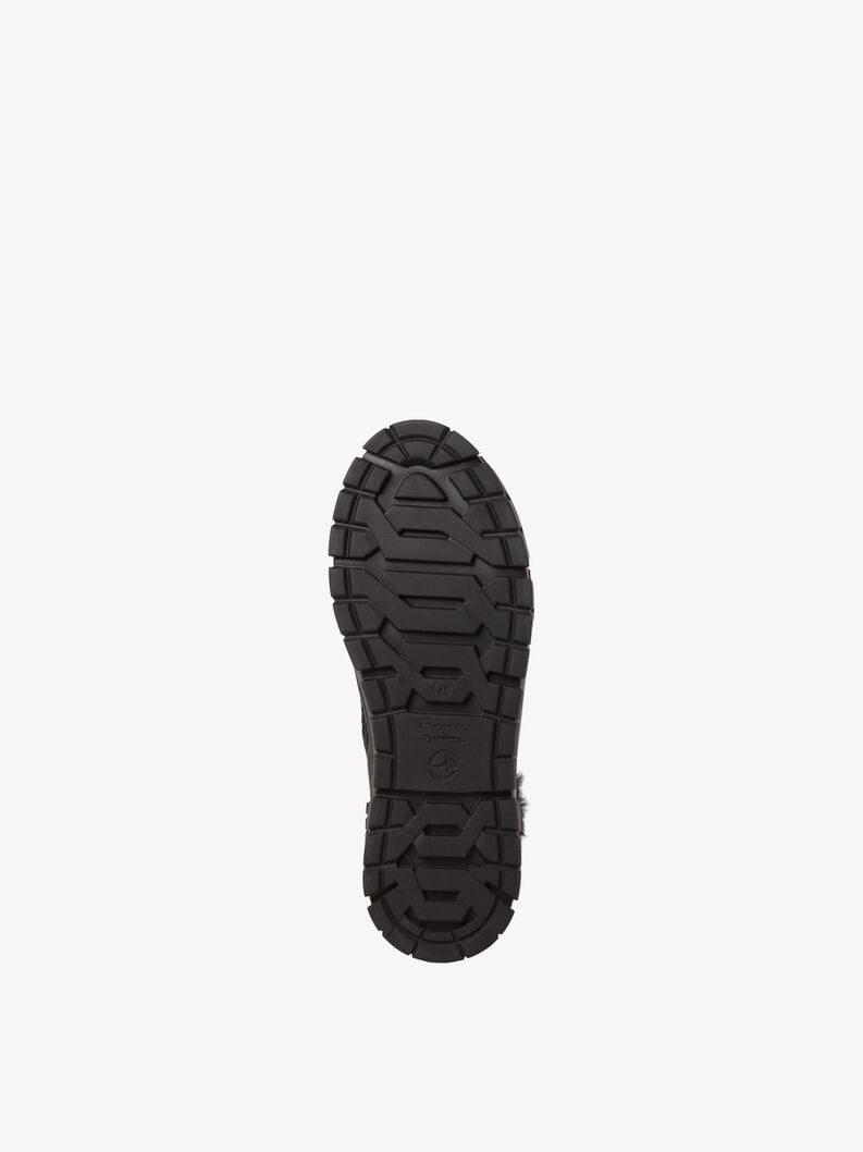 Tamaris Lederstiefelette - Schwarz Warmfutter