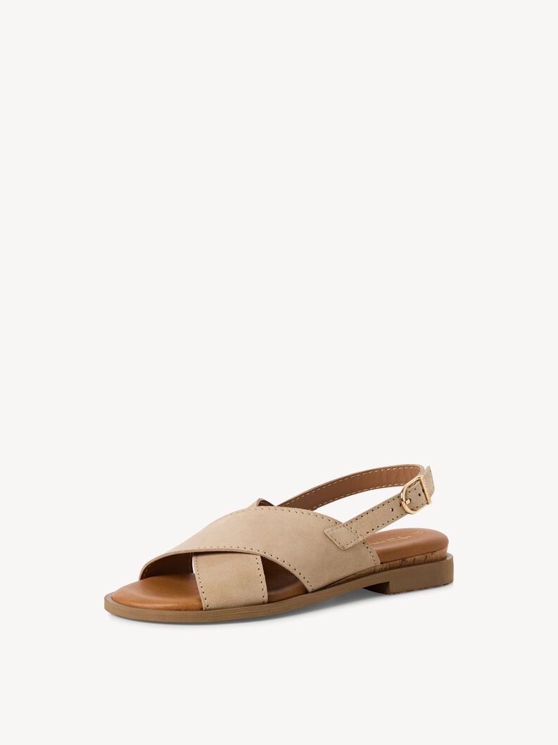 Tamaris Ledersandale - Beige