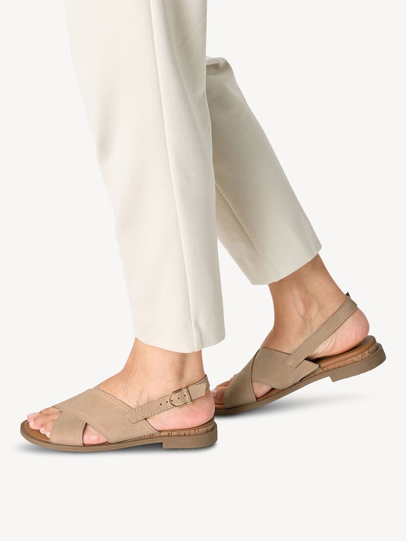 Tamaris Ledersandale - Beige