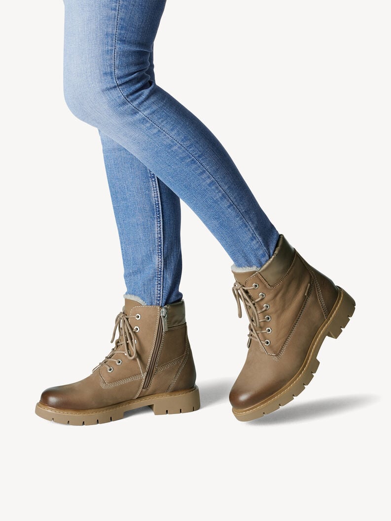 Tamaris Stiefelette - Beige Warmfutter