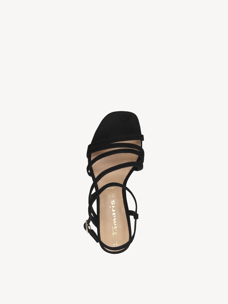 Tamaris Ledersandalette - Schwarz