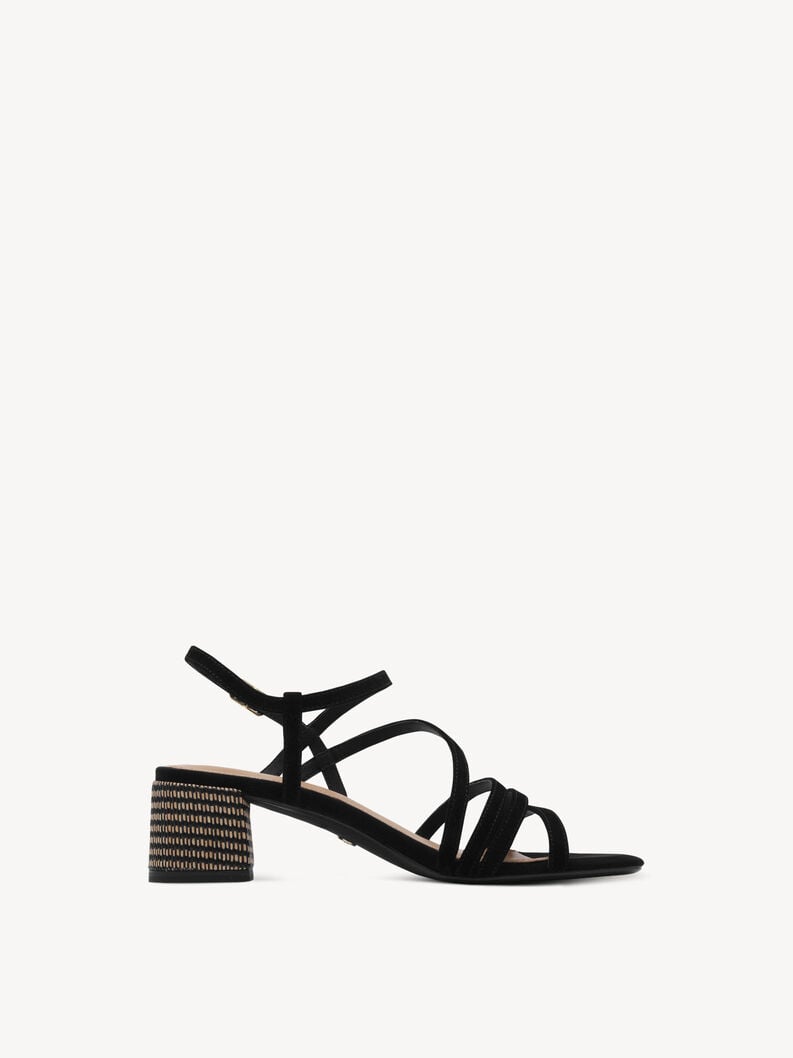 Tamaris Ledersandalette - Schwarz