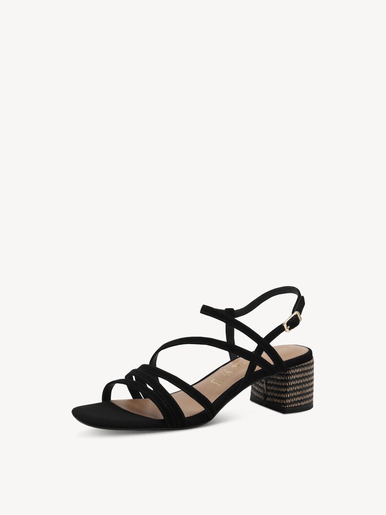 Tamaris Ledersandalette - Schwarz