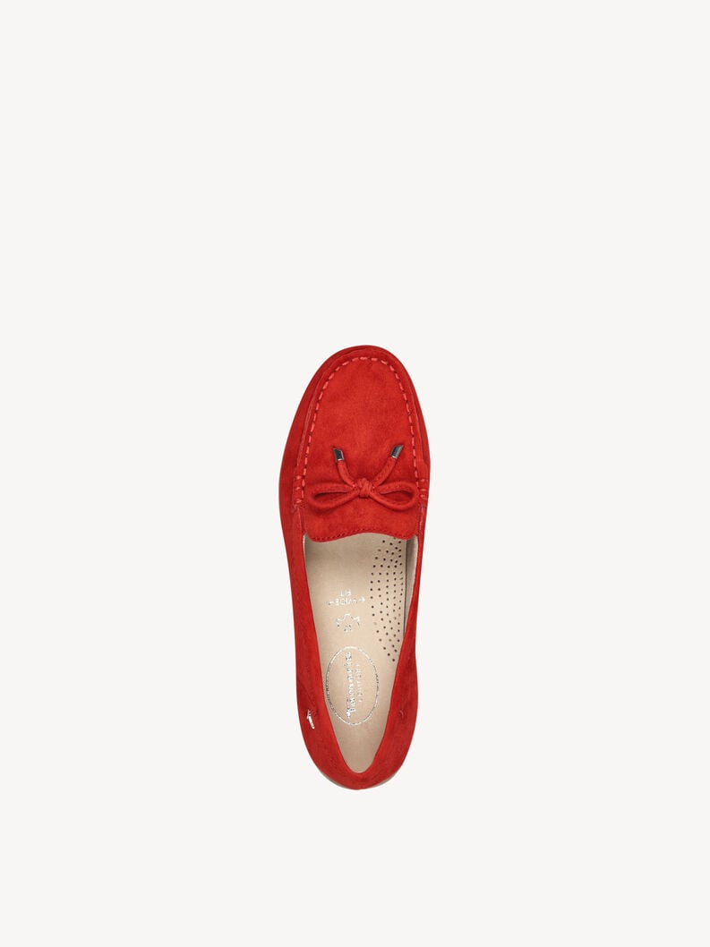 Tamaris Lederslipper - Rot