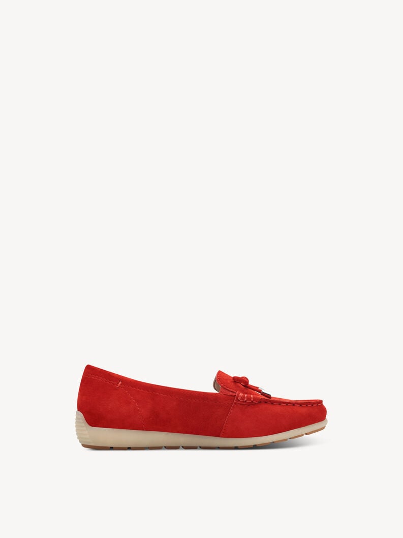 Tamaris Lederslipper - Rot