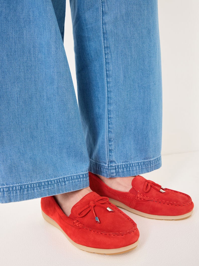 Tamaris Lederslipper - Rot