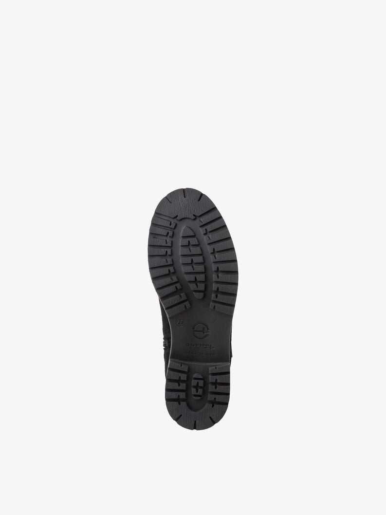 Tamaris Lederstiefelette - Schwarz Warmfutter