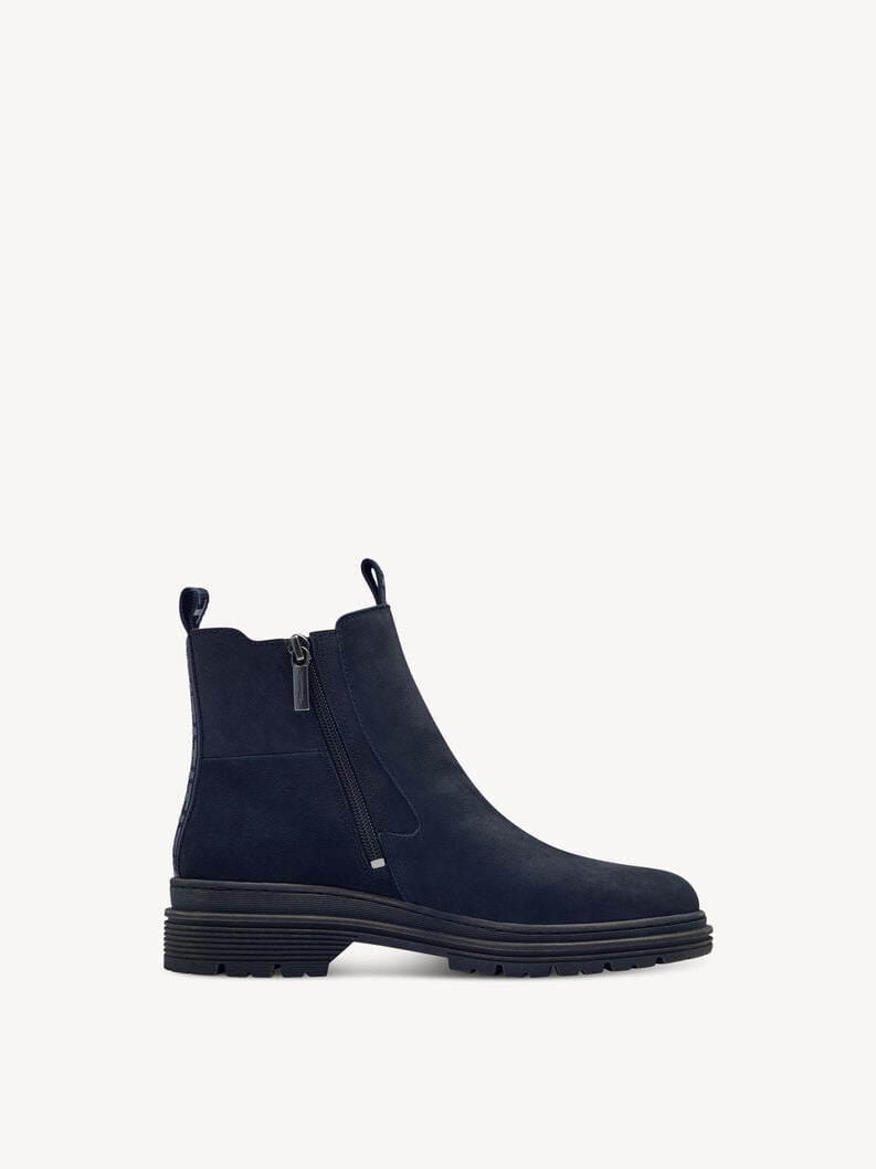 Tamaris Leder Chelsea Boot - Blau