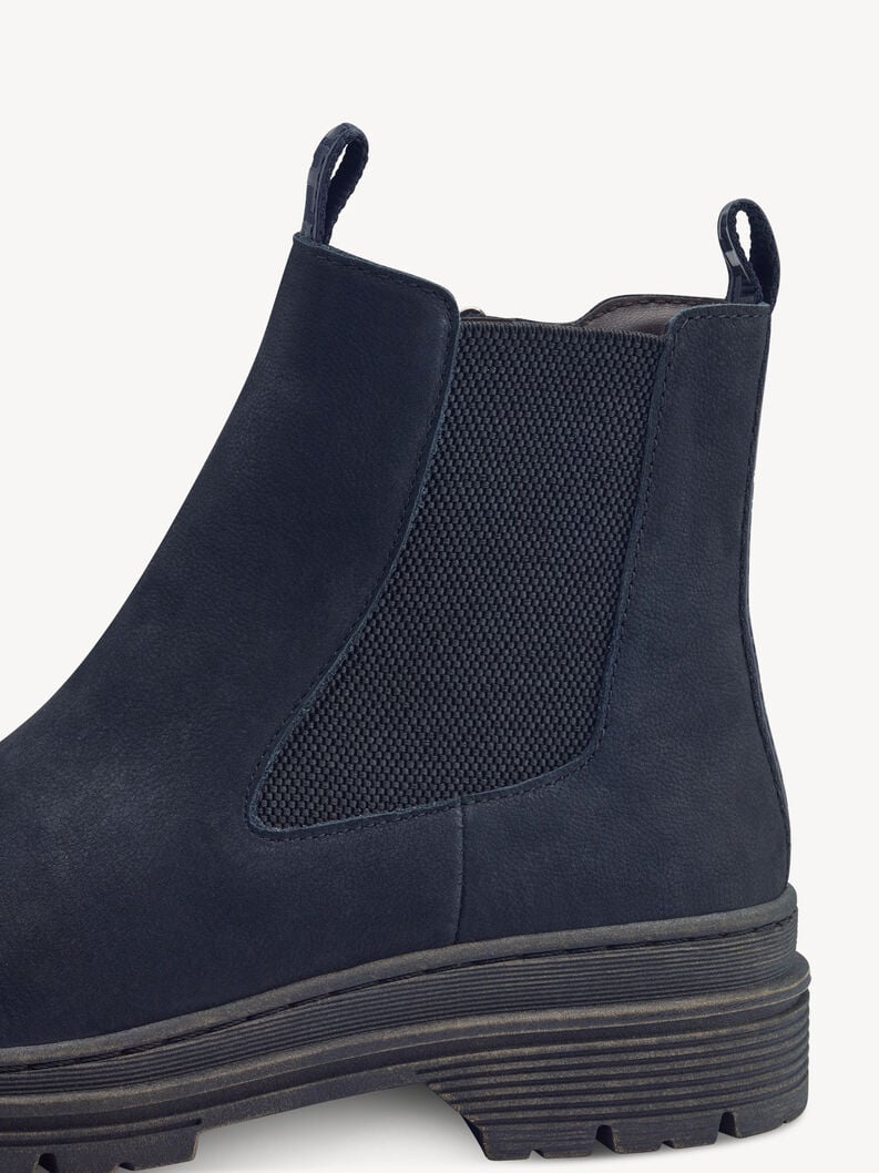 Tamaris Leder Chelsea Boot - Blau