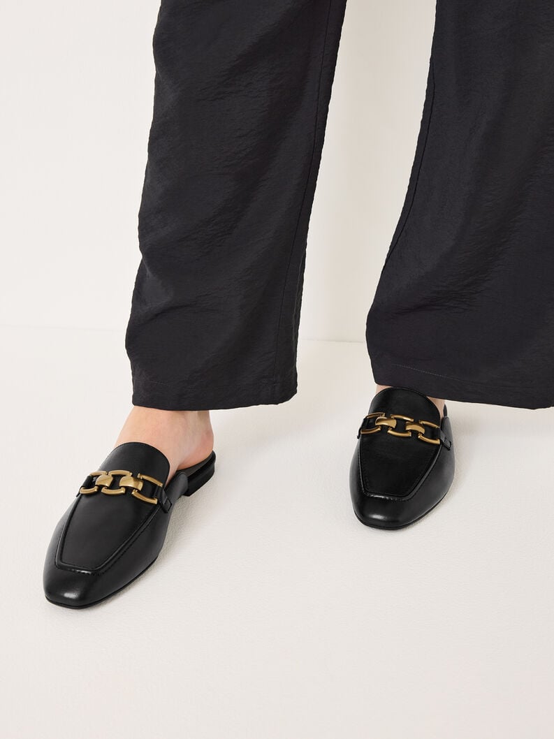 Tamaris Ledersandalette - Schwarz