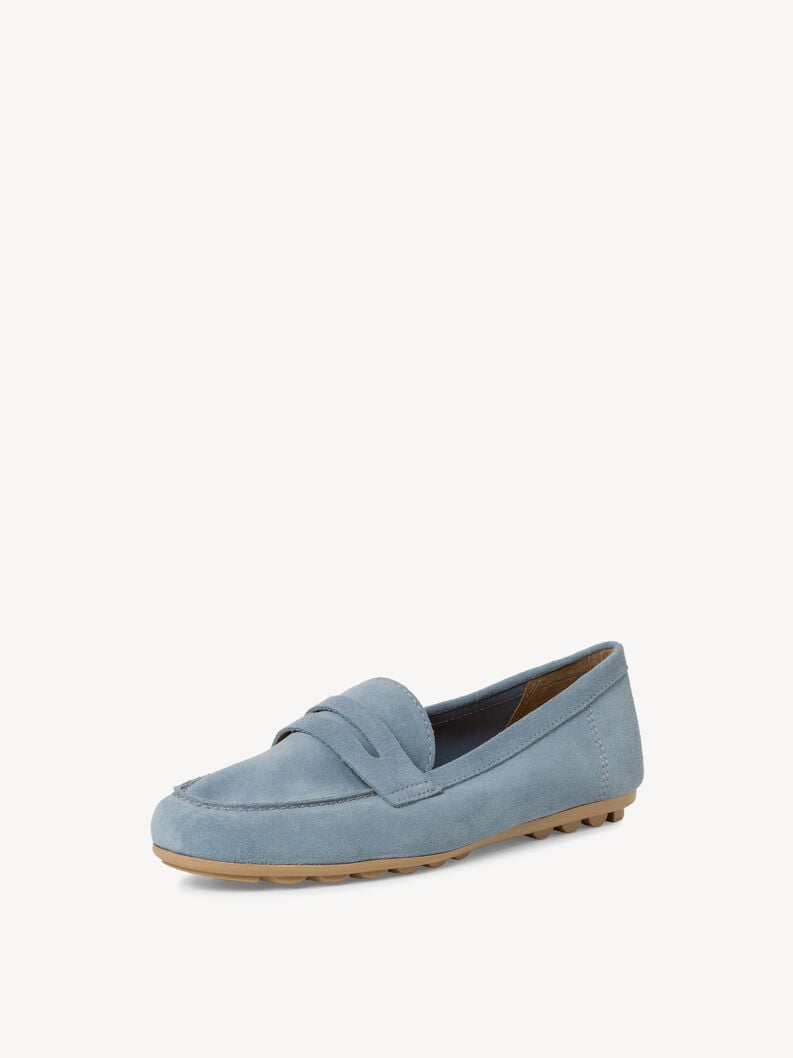 Tamaris Ledermoccassin - Blau
