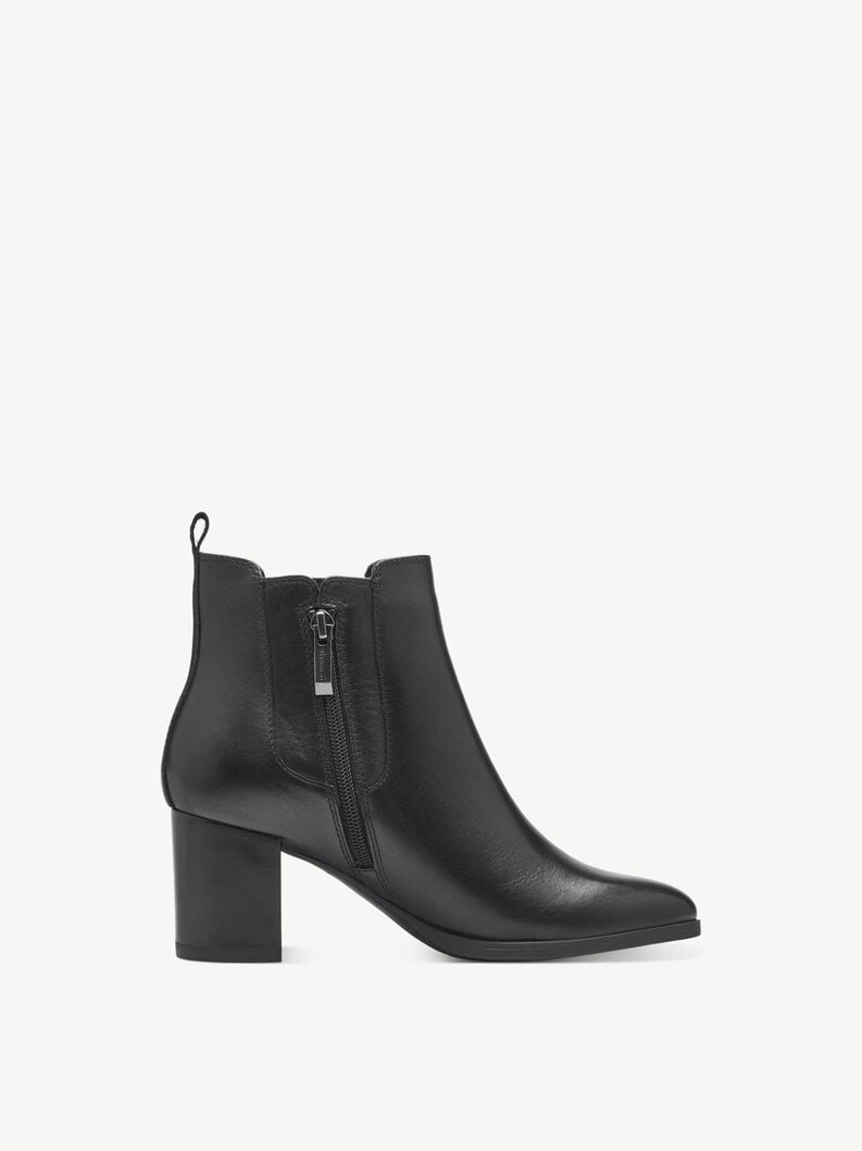 Tamaris Leder Chelsea Boot - Schwarz