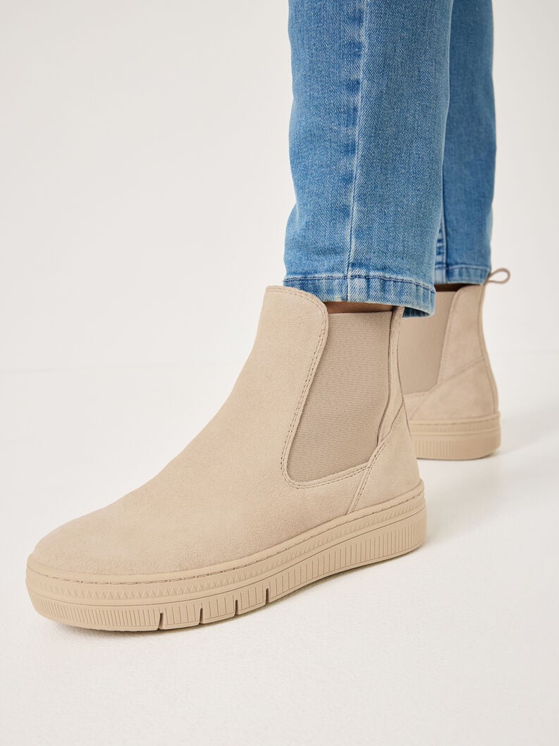 Tamaris Leder Chelsea Boot - Beige