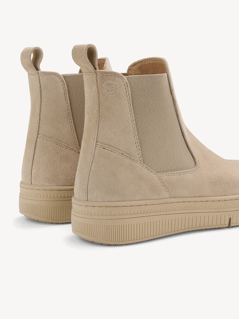Tamaris Leder Chelsea Boot - Beige