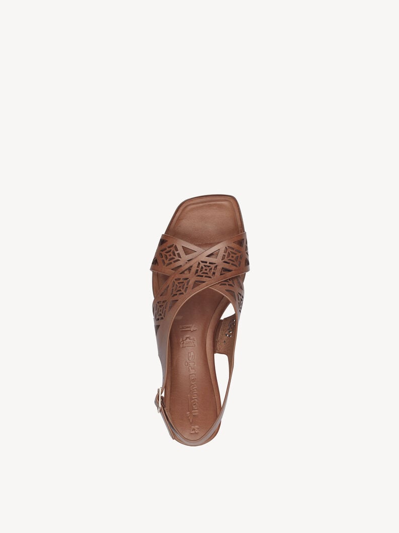 Tamaris Ledersandalette - Braun