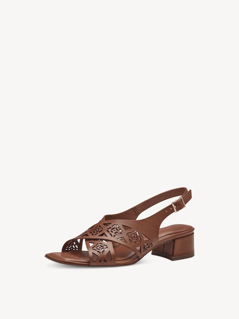 Tamaris Ledersandalette - Braun