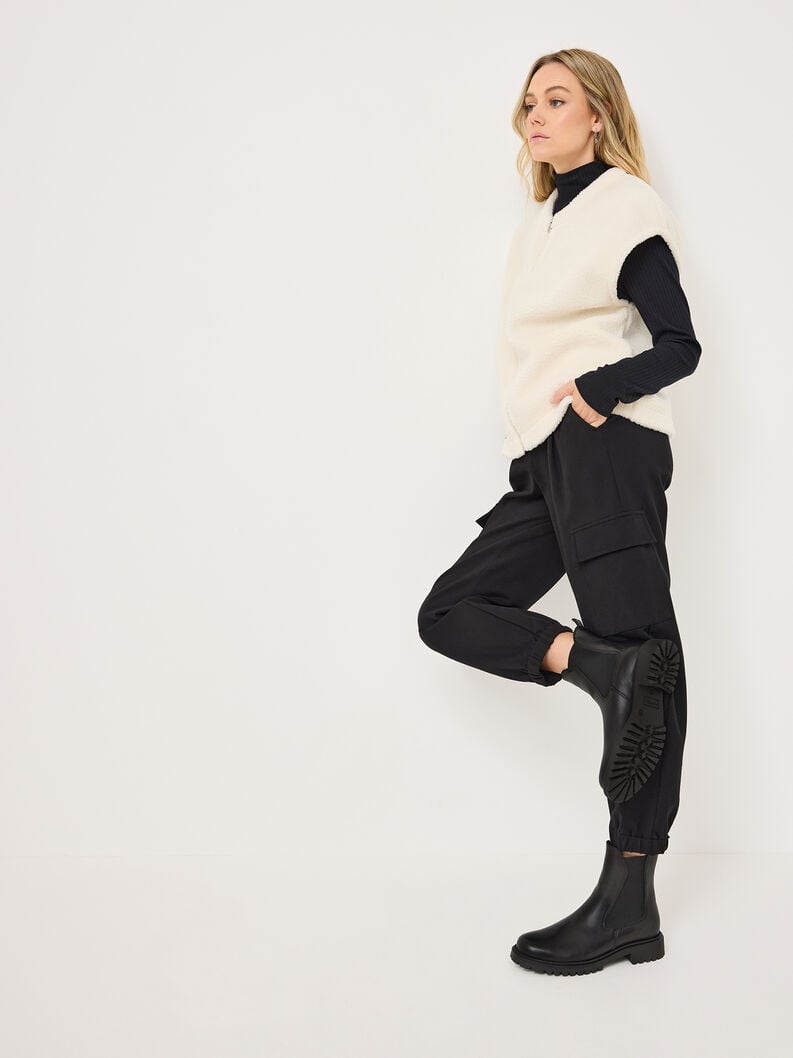 Tamaris Leder Chelsea Boot - Schwarz