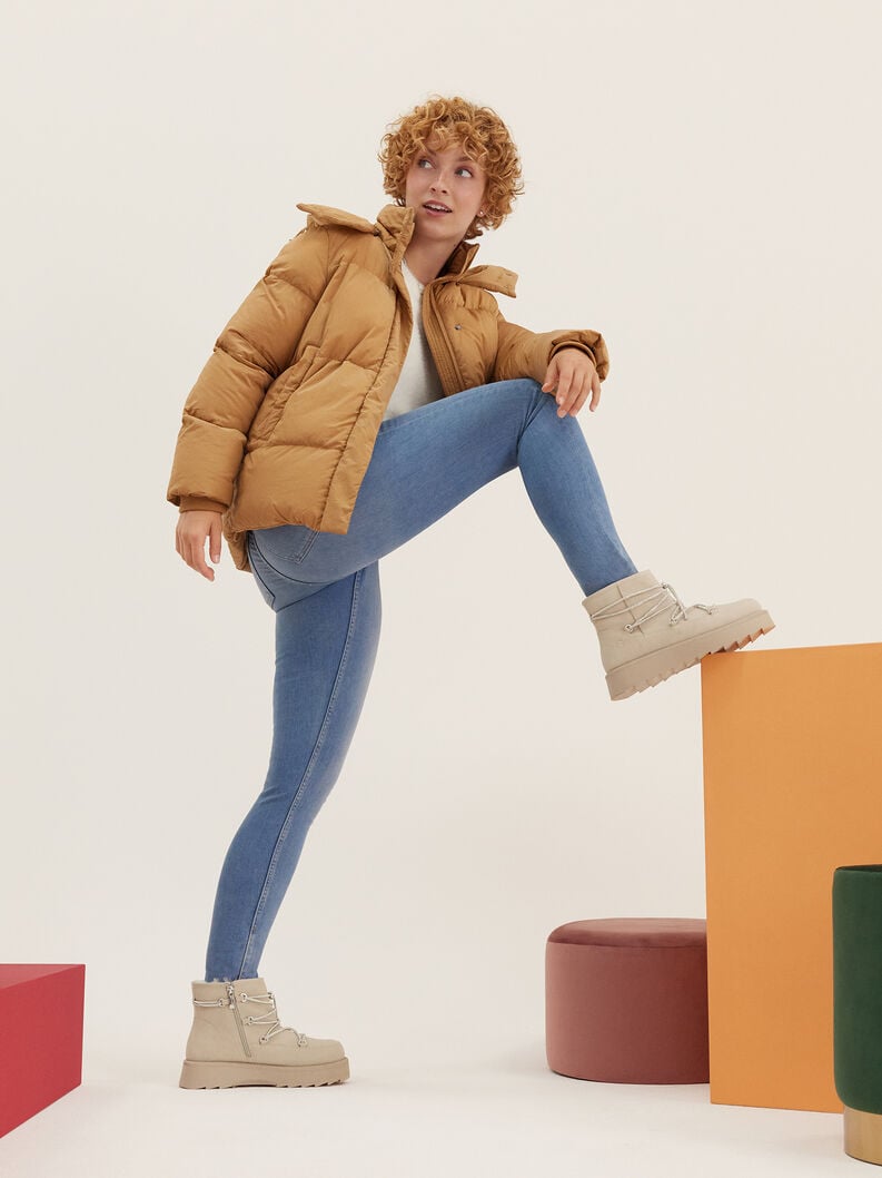 Tamaris Stiefelette - Beige Warmfutter