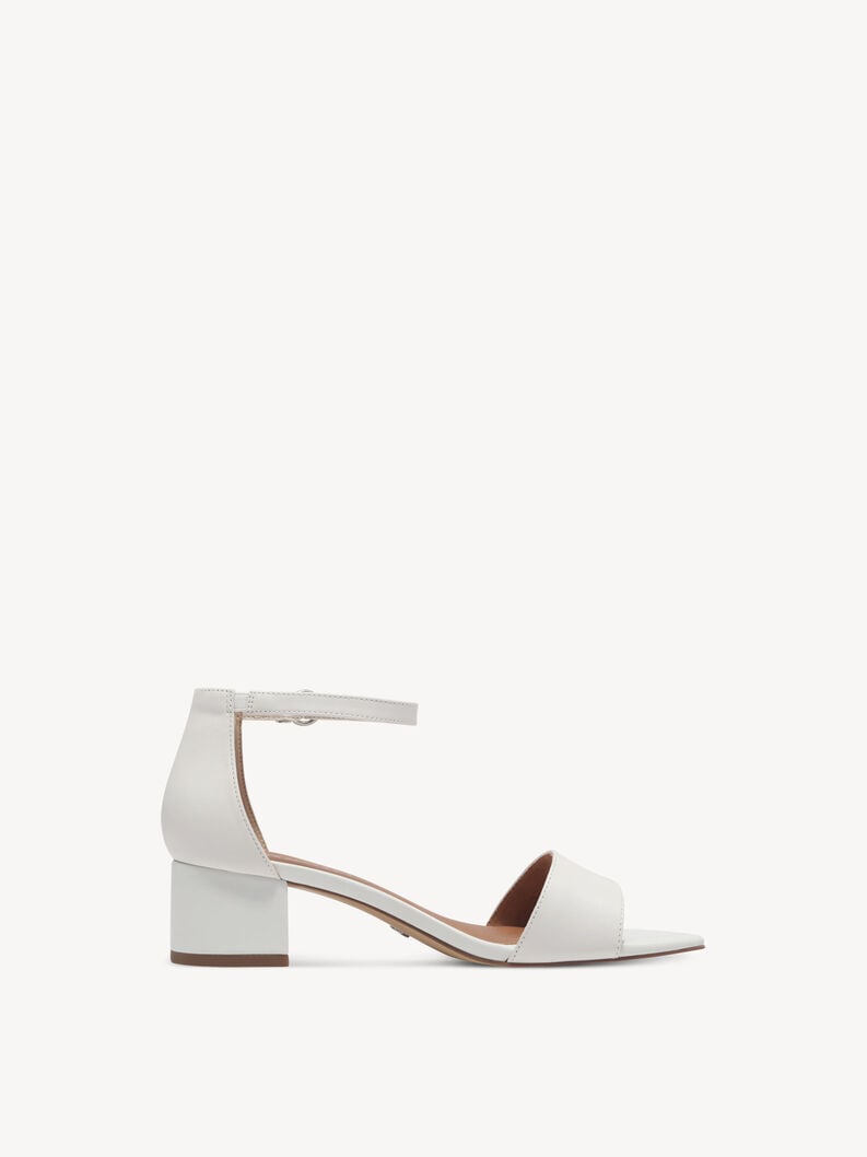 Tamaris Ledersandalette - Weiß