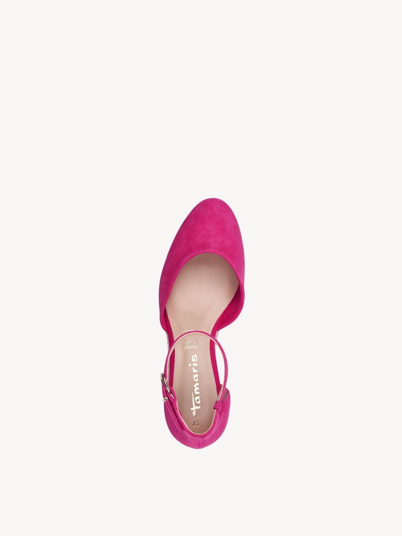 Tamaris Lederkeilpumps - Pink