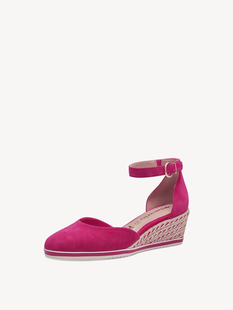 Tamaris Lederkeilpumps - Pink