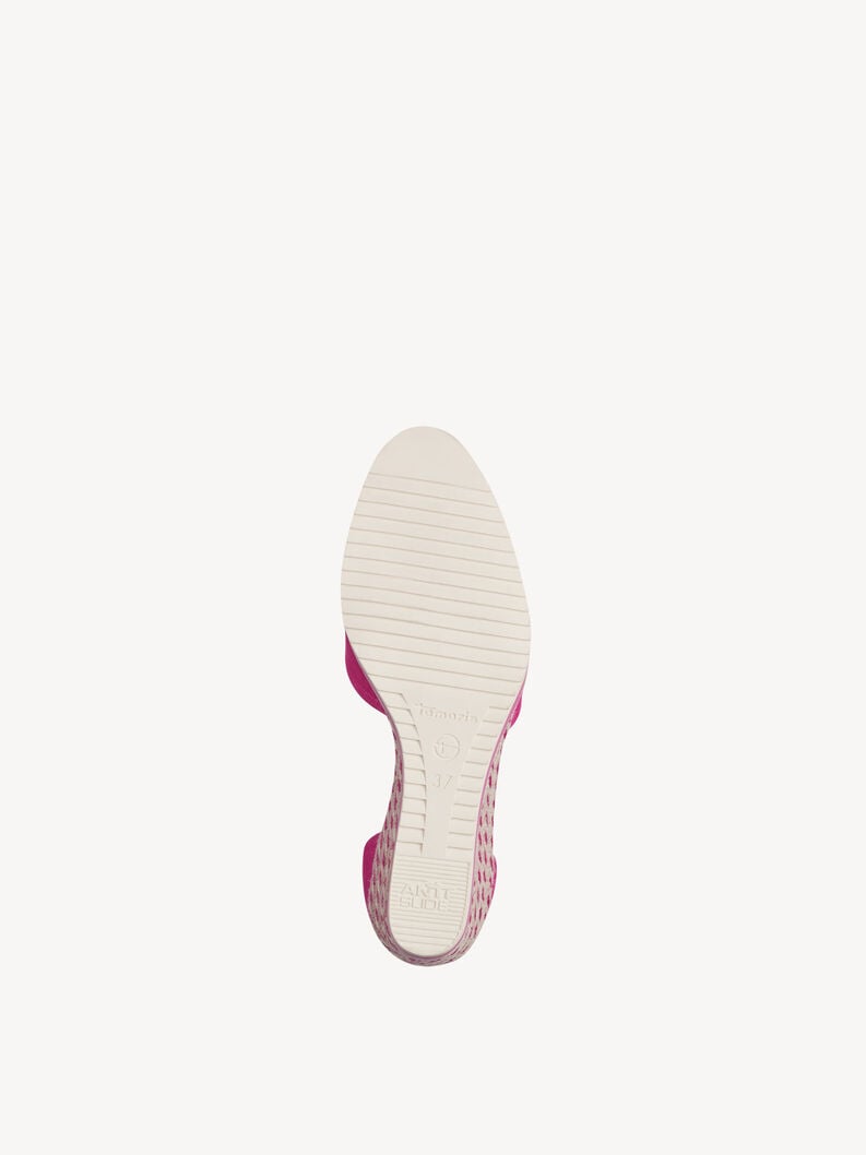 Tamaris Lederkeilpumps - Pink