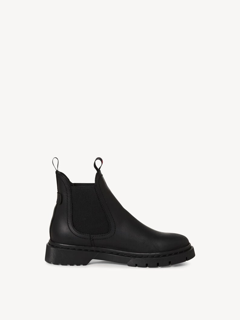 Tamaris Leder Chelsea Boot - Schwarz
